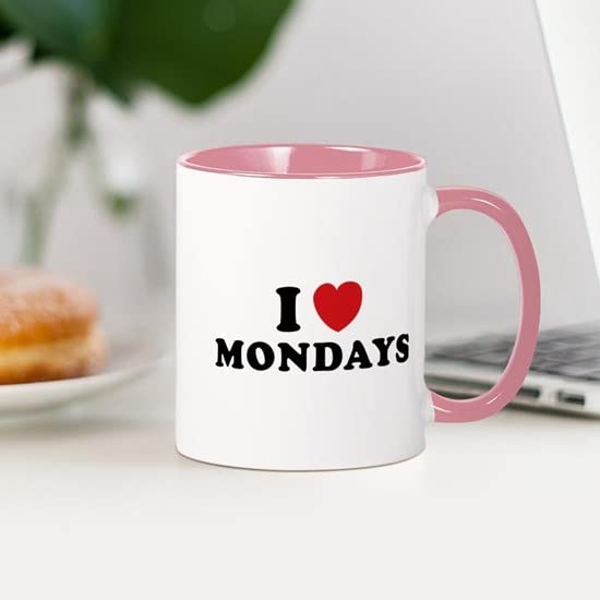 CafePress I Love Mondays Mug Ceramic Coffee Mug, Tea Cup 11 oz