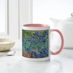 CafePress Vincent Van Gogh's Irises Mugs Ceramic Coffee Mug, Tea Cup 11 oz