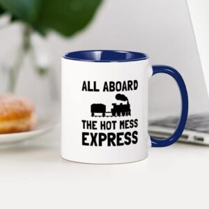 CafePress Hot Mess Express Mugs Ceramic Coffee Mug, Tea Cup 11 oz