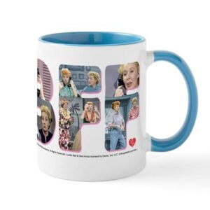 cafepress i love lucy: bff mug ceramic coffee mug, tea cup 11 oz