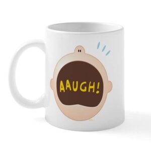 cafepress charlie brown emoji ceramic coffee mug, tea cup 11 oz