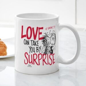 CafePress Peanuts Surprise Love Large Mug Ceramic Coffee Mug, Tea Cup 11 oz
