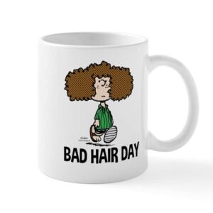 cafepress peppermint patty bad hair day 20 oz ceramic mega m ceramic coffee mug, tea cup 11 oz