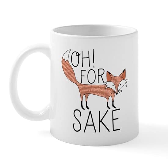 CafePress Oh! For Fox Sake Mugs Ceramic Coffee Mug, Tea Cup 11 oz