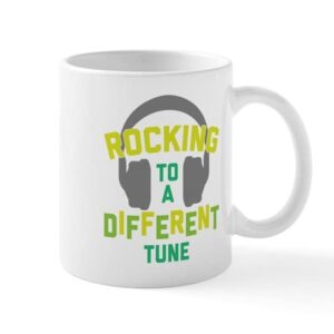 CafePress Rocking To A Different Tune Mugs Ceramic Coffee Mug, Tea Cup 11 oz