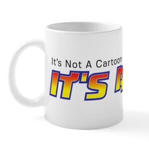 CafePress It's Not A Cartoon It's Anime Ceramic Coffee Mug, Tea Cup 11 oz