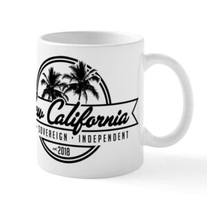 cafepress new california ceramic coffee mug, tea cup 11 oz
