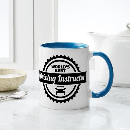 CafePress World?S Best Driving Instructor Mugs Ceramic Coffee Mug, Tea Cup 11 oz