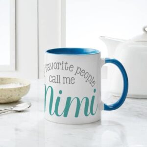 CafePress My Favorite People Call Me Mimi Mugs Ceramic Coffee Mug, Tea Cup 11 oz