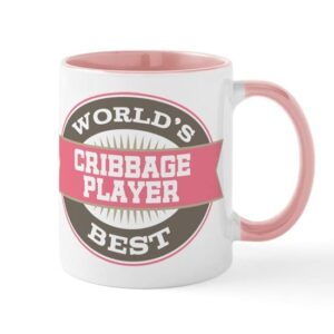 cafepress cribbage player mug ceramic coffee mug, tea cup 11 oz