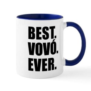 cafepress best vovo ever (grandma) drinkware mugs ceramic coffee mug, tea cup 11 oz