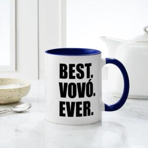 CafePress Best Vovo Ever (Grandma) Drinkware Mugs Ceramic Coffee Mug, Tea Cup 11 oz