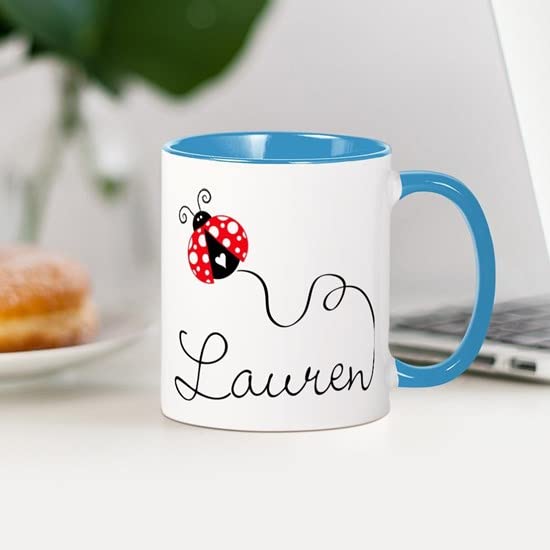 CafePress Ladybug Lauren Mugs Ceramic Coffee Mug, Tea Cup 11 oz