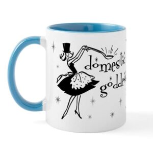 cafepress domestic goddess mug ceramic coffee mug, tea cup 11 oz