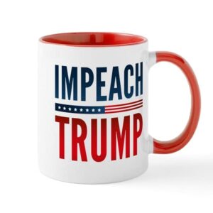 cafepress impeach trump mug ceramic coffee mug, tea cup 11 oz