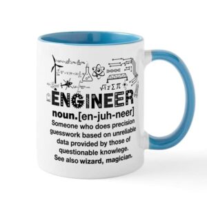 cafepress engineer funny definition mugs ceramic coffee mug, tea cup 11 oz