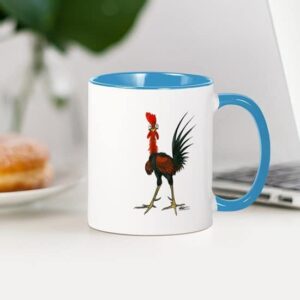 CafePress Crazy Rooster Mugs Ceramic Coffee Mug, Tea Cup 11 oz