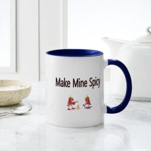 CafePress Make Mine Spicy Mug Ceramic Coffee Mug, Tea Cup 11 oz