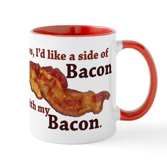 CafePress Side Of Bacon Mug Ceramic Coffee Mug, Tea Cup 11 oz