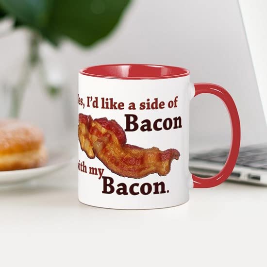 CafePress Side Of Bacon Mug Ceramic Coffee Mug, Tea Cup 11 oz