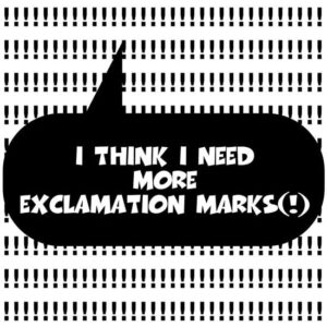 CafePress I THINK I NEED MORE EXCLAMATION MARKS Mug Ceramic Coffee Mug, Tea Cup 11 oz