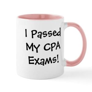 cafepress passed cpa exams success celebration mug ceramic coffee mug, tea cup 11 oz
