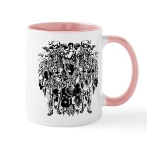 cafepress memento mori collage mug ceramic coffee mug, tea cup 11 oz