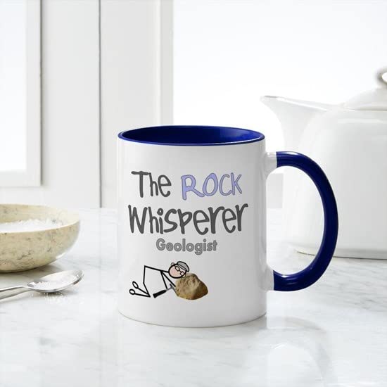 CafePress The Rock Whisperer Geologist Mugs Ceramic Coffee Mug, Tea Cup 11 oz