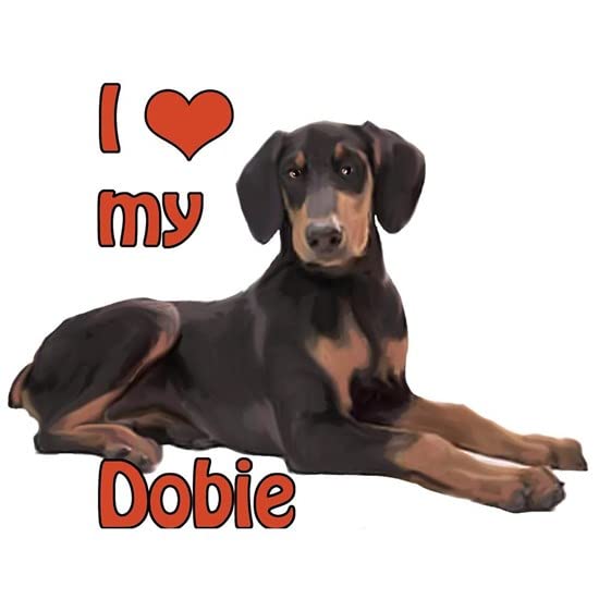 CafePress I Heart My Doberman Mug Ceramic Coffee Mug, Tea Cup 11 oz