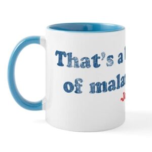 cafepress vintage joe biden malarkey quote mug ceramic coffee mug, tea cup 11 oz