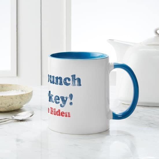 CafePress Vintage Joe Biden Malarkey Quote Mug Ceramic Coffee Mug, Tea Cup 11 oz