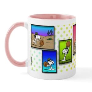 cafepress cactus basketball mug ceramic coffee mug, tea cup 11 oz