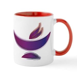 cafepress uu painted chalice mug ceramic coffee mug, tea cup 11 oz