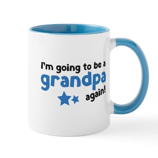 CafePress I'm Going To Be A Grandpa Again Mug Ceramic Coffee Mug, Tea Cup 11 oz