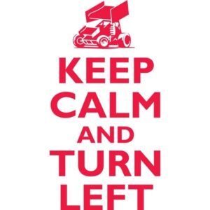 CafePress Keep Calm And Turn Left Mug Ceramic Coffee Mug, Tea Cup 11 oz