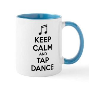 cafepress keep calm and tap dance mug ceramic coffee mug, tea cup 11 oz