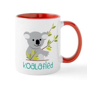 cafepress koalafied mug ceramic coffee mug, tea cup 11 oz