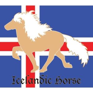 CafePress 11 Oz Palomino Icelandic Horse W/Flag Mug Mugs Ceramic Coffee Mug, Tea Cup 11 oz