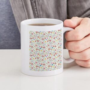 CafePress Peanuts Snoopy Spring Pattern Ceramic Coffee Mug, Tea Cup 11 oz