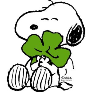 CafePress Snoopy Hugging Clover 15 Oz Ceramic Large Mug Ceramic Coffee Mug, Tea Cup 11 oz