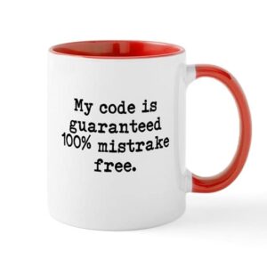 cafepress funny programmer or developer misquote mug ceramic coffee mug, tea cup 11 oz
