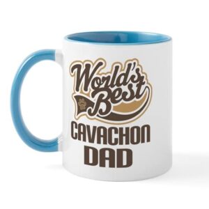 cafepress cavachon dog dad mug ceramic coffee mug, tea cup 11 oz