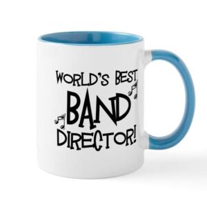 cafepress worlds best band director mug ceramic coffee mug, tea cup 11 oz