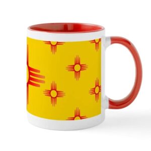 cafepress zia sun symbol mug ceramic coffee mug, tea cup 11 oz