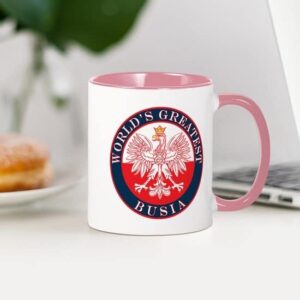 CafePress Round World's Greatest Busia Mug Ceramic Coffee Mug, Tea Cup 11 oz