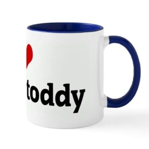 CafePress I Love My Hot Toddy Mug Ceramic Coffee Mug, Tea Cup 11 oz