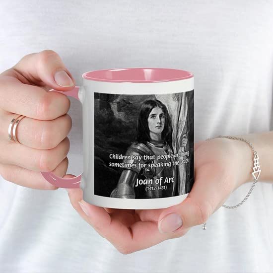 CafePress Heroine/Saint Joan Of Arc Mug Ceramic Coffee Mug, Tea Cup 11 oz