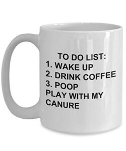 canure mug for animal lovers to do list funny coffee mug tea cup gag mug for men women