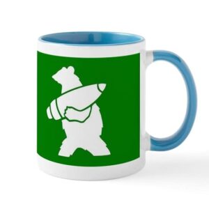 cafepress wojtek the soldier bear mug ceramic coffee mug, tea cup 11 oz