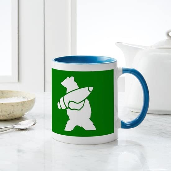 CafePress Wojtek The Soldier Bear Mug Ceramic Coffee Mug, Tea Cup 11 oz